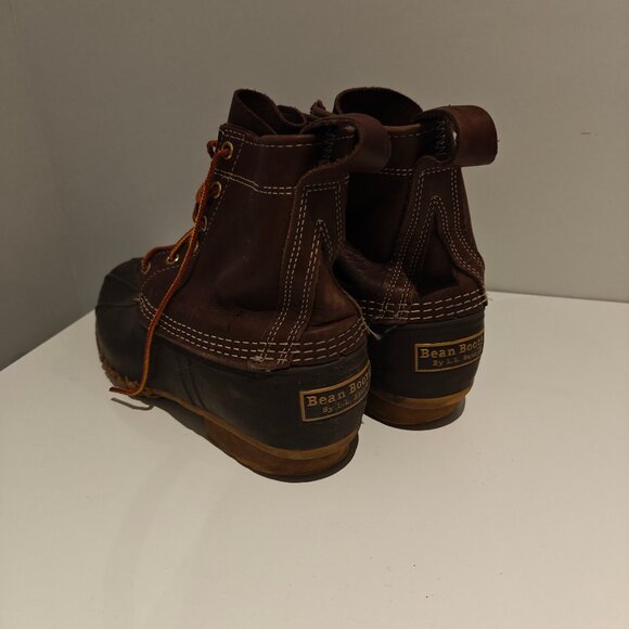 US 9 LL Bean Duck Boots 8" Brown - Picture 2 of 3